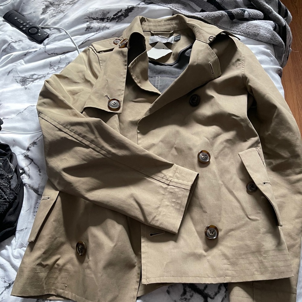 Button Trench Coat